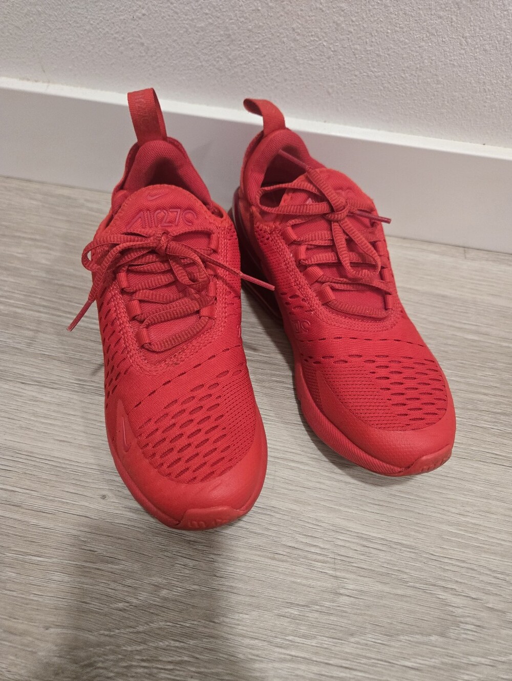 Red Athletic Sneakers - Breathable Running Shoes - Picture 3 of 5